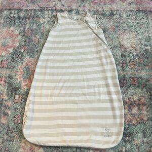 Woolino Organic Cotton Baby Sleep Bag - Gray, 6-18mo
